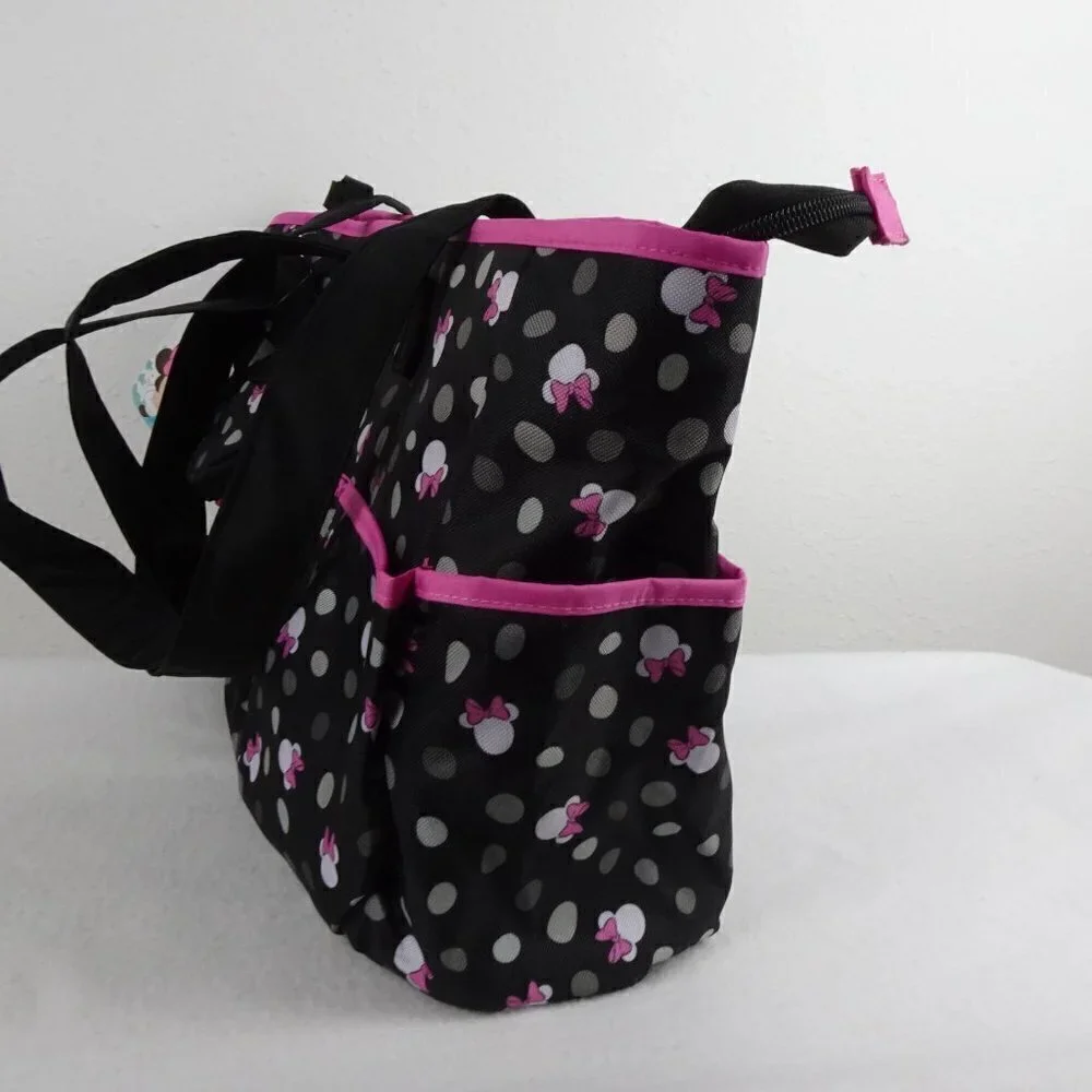 Disney Baby Minnie Mouse Diaper Bag 8 Pockets 4 Piece Set 19
